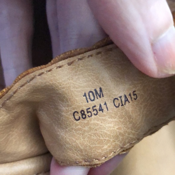 B.O.C | Women's tan woven slip on wedge sandals - Picture 8 of 14